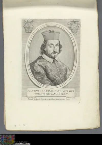 Portrait of cardinal Flavio Chigi