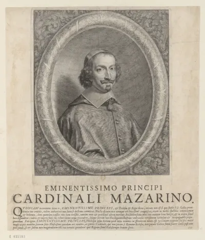 Portrait of Cardinal Jules Mazarin (1602 1661)
