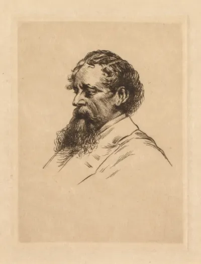 Portrait of Charles Dickens