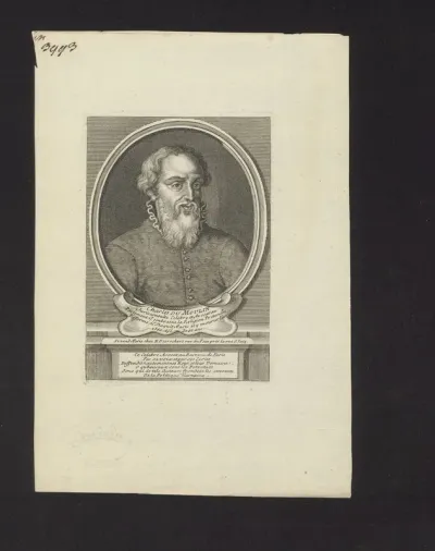 Portrait of Charles du Moulin, Huguenot lawyer and advocate