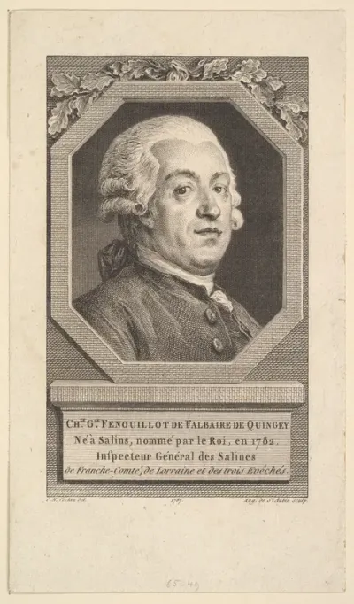 Portrait of Charles George Fenouillot de Falbaire de Quingey