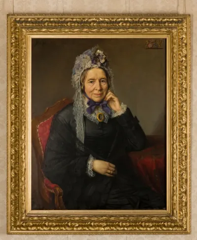 Portrait of Charlotte Theodorine Marie Alexandrine barones van Oldeneel tot Oldenzeel (1809-1881)