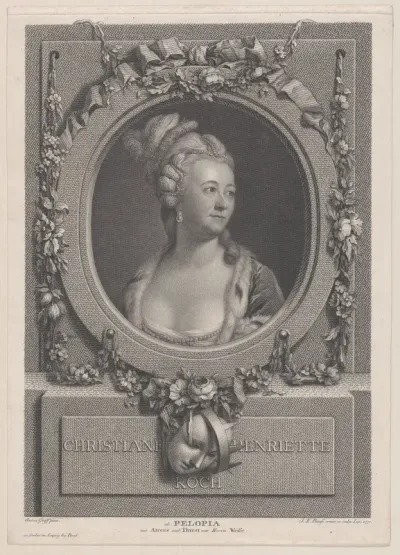 Portrait of Christiane Henriette Koch as Pelopia