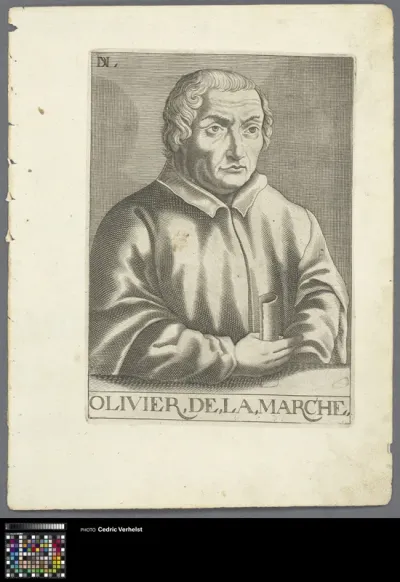 Portrait of chronicler Olivier de la Marche