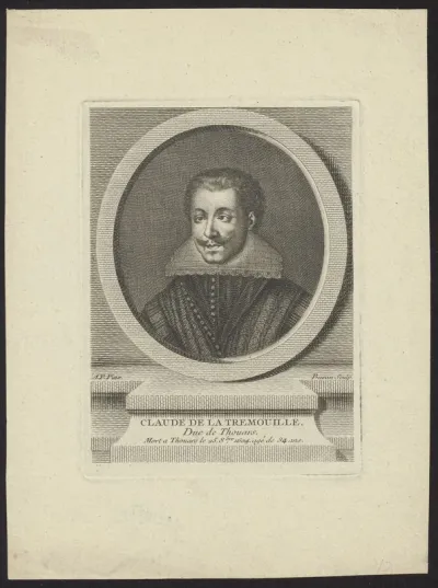 Portrait of Claude de la Tremouille, Duc de Thouars