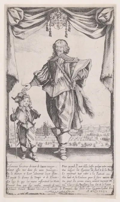 Portrait of Claude Deruet and His Son, Jean
