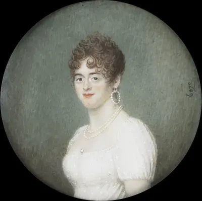 Portrait of Cornelia Pull (d 1809). Wife of Gerrit Jan van Houten