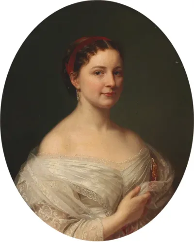 Portrait of Countess Charlotte Frederikke Trampe, née Countess Knuth-Knuthenborg (1840–1931)