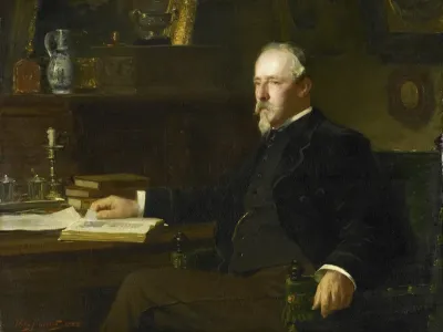 Portrait of Daniël Franken Dzn (1838-98), banker and art collector