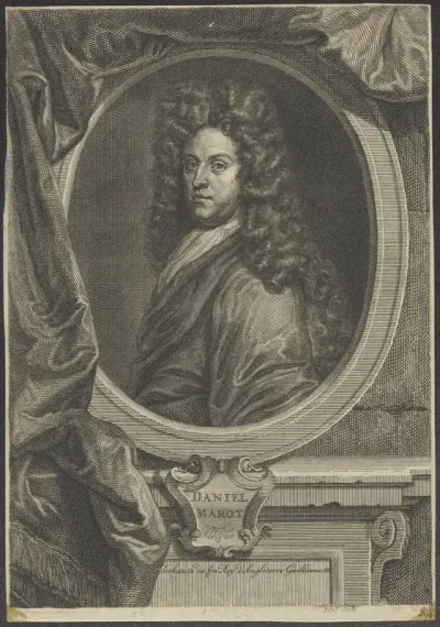 Portrait of Daniel Marot, fireworks designer to William III king of England