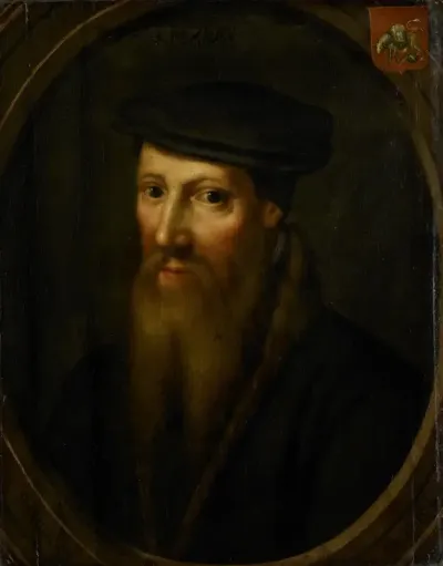 Portrait of David Jorisz, Glass Painter in Delft, Fanatic Anabaptist, after 1544 in Basel