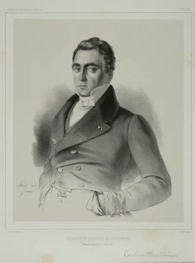 Portrait of Dr. Carl von Haartman, Voyages en Scandinavie, en Laponie, au Spitzberg et aux Feröe pendant les années 1838, 1839 et 1840