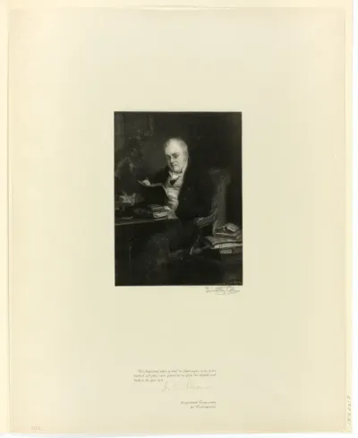 Portrait of Dr. John Allen, from Old English Masters