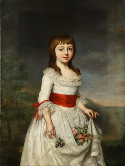 Portrait of Duchess Charlotte Frederica of Mecklenburg-Schwerin as a child