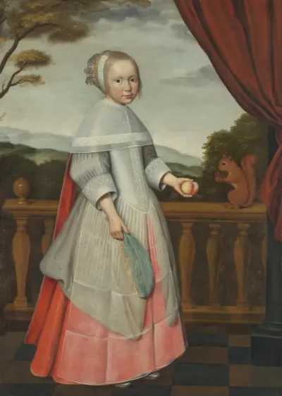 Portrait of Elisabeth van Oosten (1660-1714), as a Child