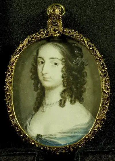 Portrait of Elizabeth (1618-80), Countess Palatine. Daughter of Frederik V, King of Bohemia, called the 'Winter King'