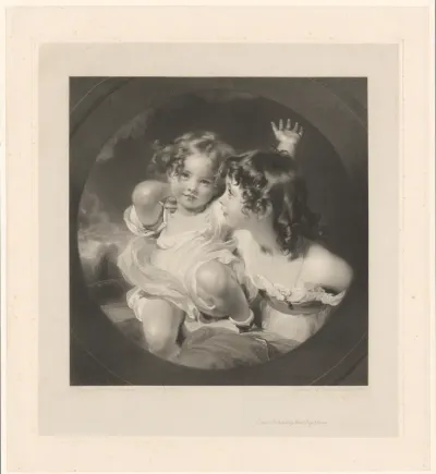 Portrait of Emily and Laura Ann Calmady