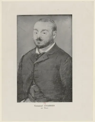 Portrait of Emmanuel Chabrier