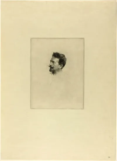 Portrait of Félicien Rops