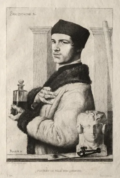 Portrait of Félix Bracquemond