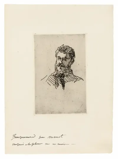 Portrait of Félix Bracquémond