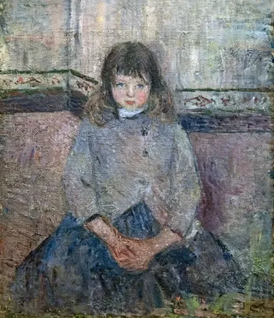 Portrait of Félix Pissarro in a skirt
