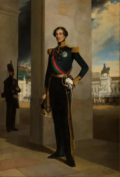 Portrait of Ferdinand II of Portugal by Ferdinand Krumholz