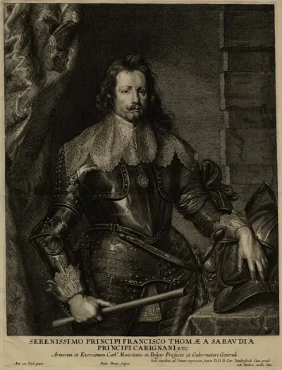 Portrait of Francisco Thomae a Sabavdia, After van Dyck