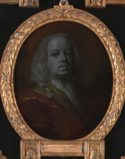 Portrait of Frans Greenwood, Miniaturist, Glass Engraver and Poet in Dordrecht