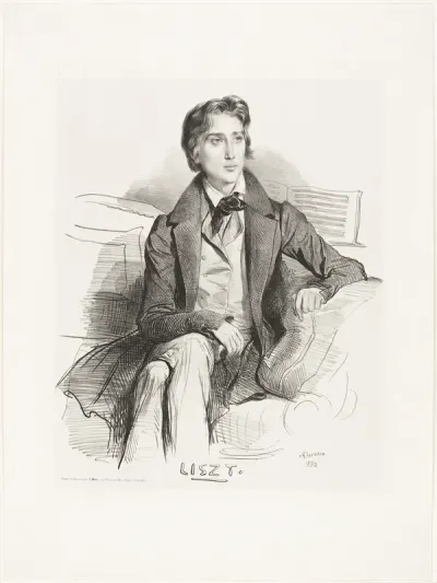 Portrait of Franz Liszt
