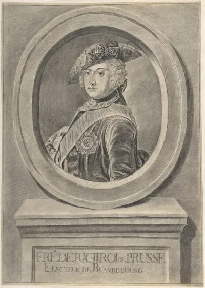 Portrait of Frederick II of Prussia, after Antoine Pesne