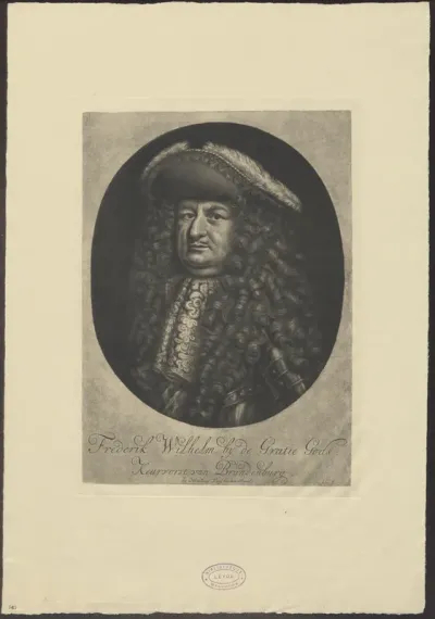 Portrait of Frederik Wilhelm Elector of Brandenburg