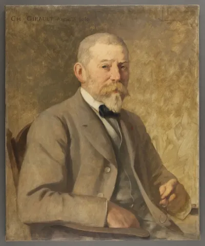 Portrait of French architect Charles Louis Girault (1851-1932)