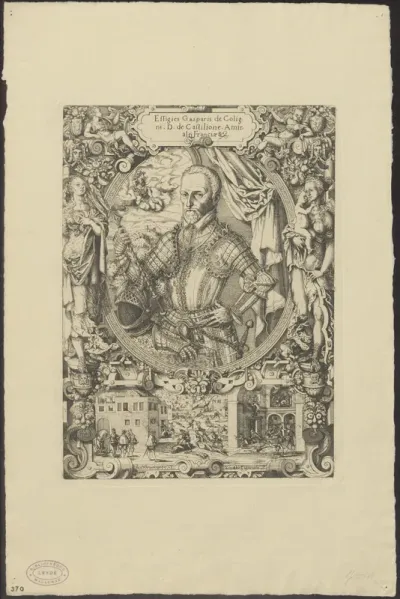 Portrait of Gaspard de Coligny, Admiral de France