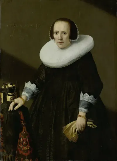 Portrait of Geertruyd Reael (1600-52)