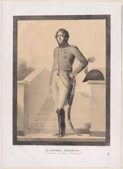 Portrait of General Sébastiani, after Gérard