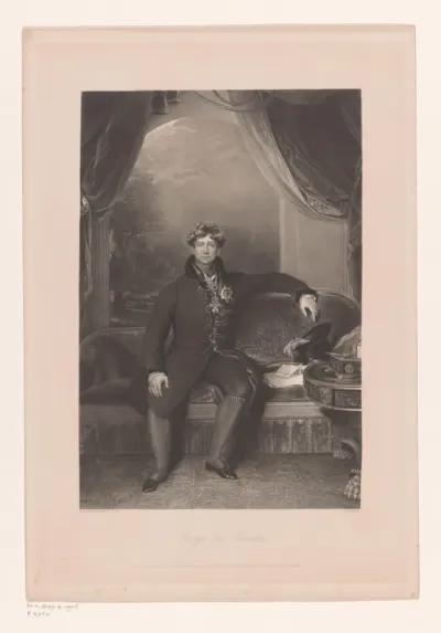 Portrait of George IV, King of England