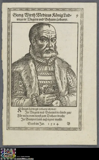 Portrait of George Wirth, physician