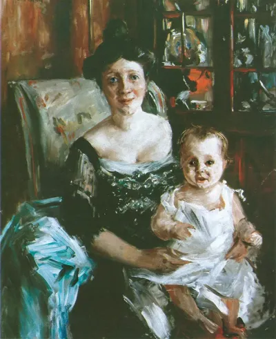 Portrait of Gertrud Mainzer with Lucie