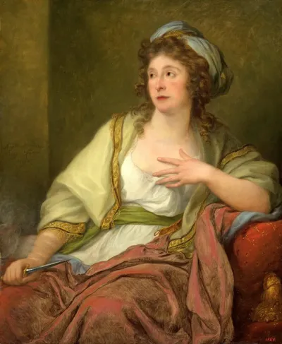 Portrait of Giuliana Pubblicola Santacroce as Lucretia.