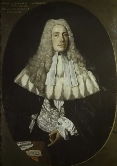 Portrait of Giuseppe Alberto de Ambiveri, Vicar of the Mines of Bergamo
