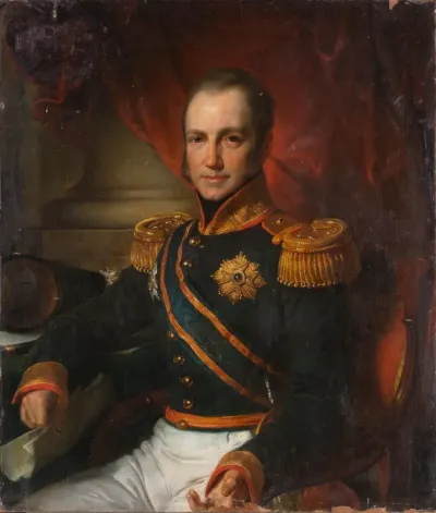 Portrait of Godart Alexander Gerard Philip, Baron van der Capellen, Governor-General of the Dutch East Indies