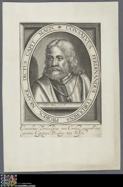 Portrait of Gonzalo Fernández de Córdoba, Spanish general