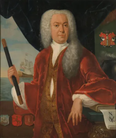 Portrait of gouverneur-generaal Adriaan Valckenier