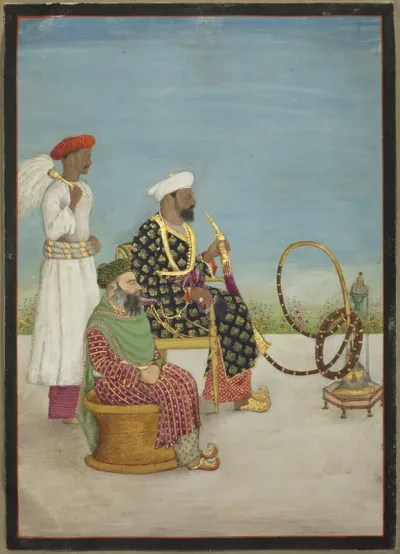 Portrait of Hafiz Abd al-Rahim Khan, from the Fraser Album