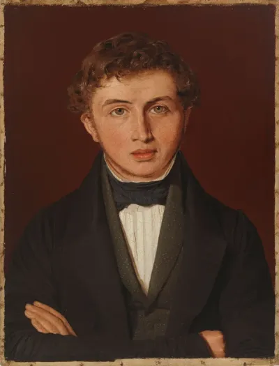 Portrait of Hans Peter Købke, the Artist's Brother