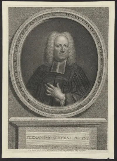 Portrait of Henri Chatelain, minister in London, The Hague and Amsterdam