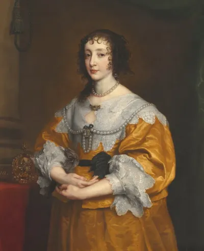 Portrait of Henrietta Maria of France, Queen of England, Scotland and Ireland