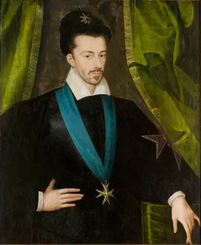 Portrait of Henry III of France in Polish hat.