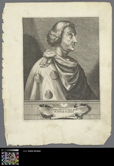 Portrait of historian Philippe de Commines